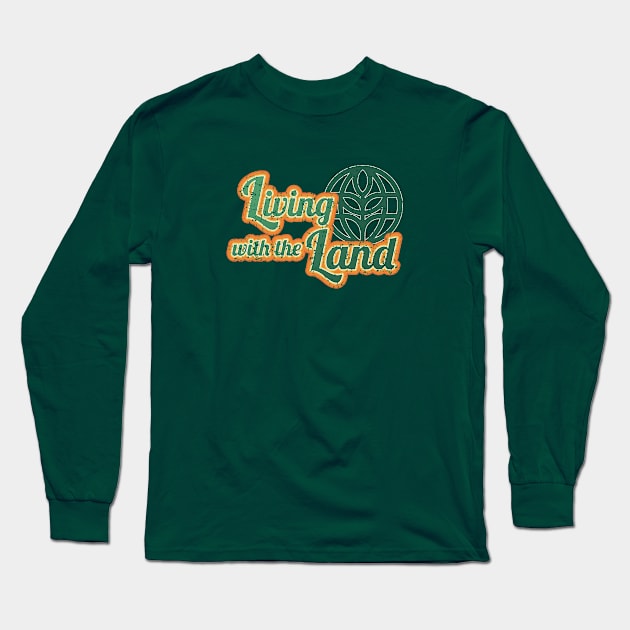 Living with the Land - Distressed Long Sleeve T-Shirt by Florida Project